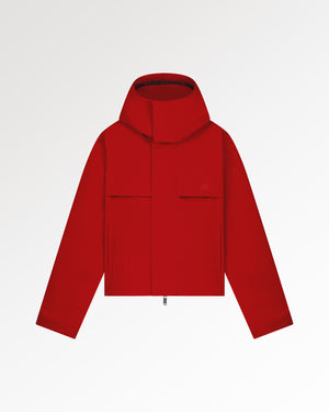 Light Jacket Cropped Scarlet Red