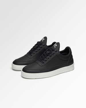 Low Top Organic Nappa Black