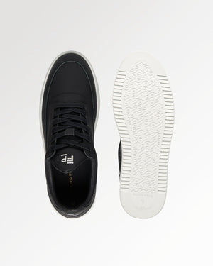 Low Top Organic Nappa Black