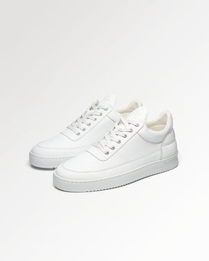 Low Top Ripple Nappa White