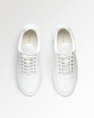Low Top Ripple Nappa White