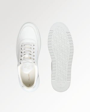 Low Top Ripple Nappa White