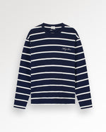 Longsleeve Striped Maritime Blue