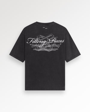 T-Shirt Boxy Bridge the Gap Vintage Black