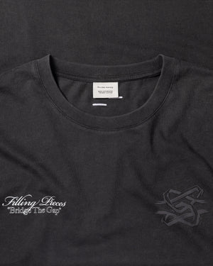 T-Shirt Boxy Bridge the Gap Vintage Black