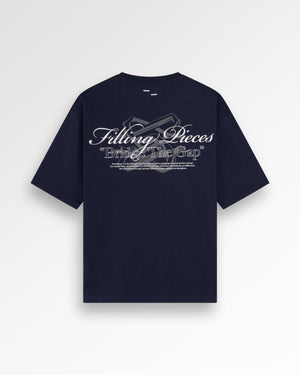 T-Shirt Boxy Bridge the Gap Maritime Blue