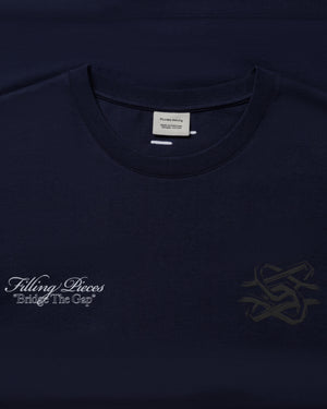 T-Shirt Boxy Bridge the Gap Maritime Blue