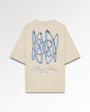 T-Shirt Boxy Film Strip Antique White