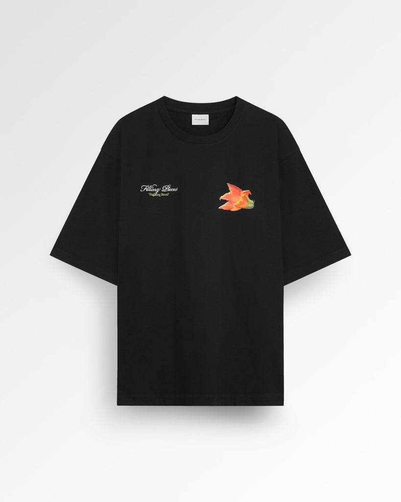 T-shirt Boxy Zucchini Black - Filling Pieces