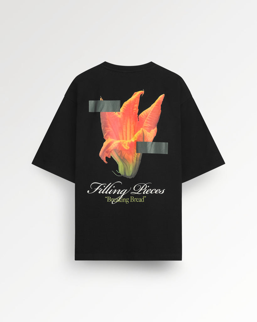 DISH// aRange Tシャツ flower ver.Black T-shirt Boxy Zucchini Black - Filling Pieces