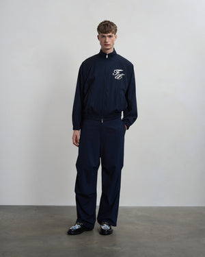Drapy Pants Pinstripe Blue