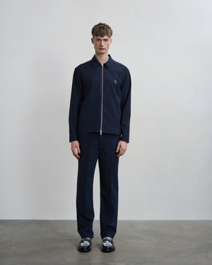 Coach Pants Pinstripe Maritime Blue