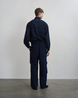 Drapy Pants Pinstripe Blue