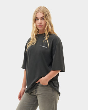 T-Shirt Boxy Vintage Black