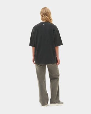 T-Shirt Boxy Vintage Black