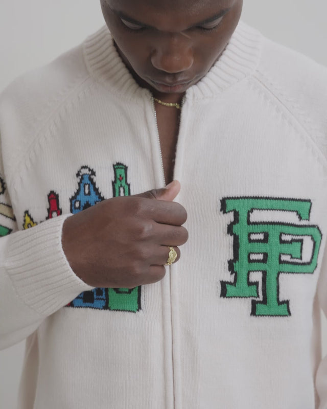 Zip Knit Heineken Antique White - Filling Pieces
